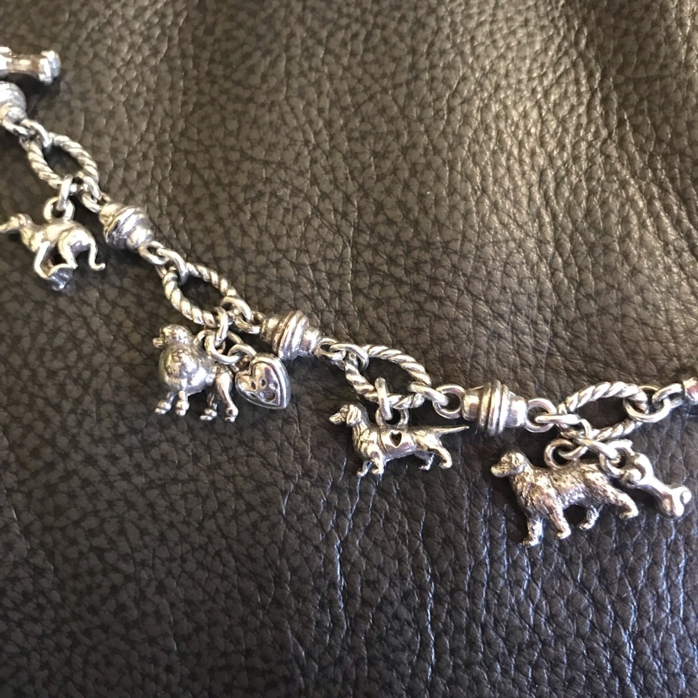 Brighton “I Love My Dog” Charm Bracelet